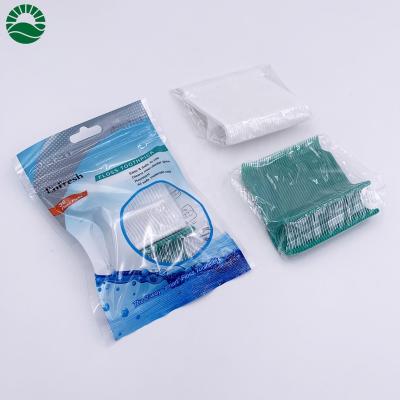 China PTFE or 36 Pcs Nylon Floss Picks Plastic Bag Packing Good Quality Floss Toothpicks for sale