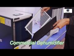 quiet commercial dehumidifier 1220w 138l/day