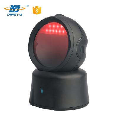 China Most popular 1D/2D platform barcode scanner desktop bar code reader for supermarket and retail shop for sale