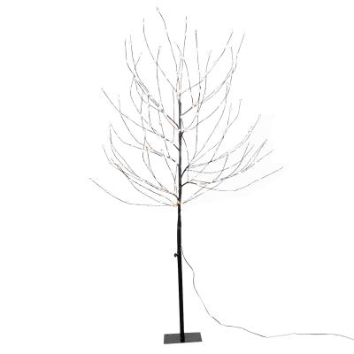 China Outdoor Artificial Christmas Copper Cherry Blossom Copper Wire Flower Lit Two Tone Mini Led Palm Tree Light 150cm Tree Light 150CM for sale