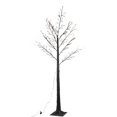 China 150cm Warm White Outdoor Yard Twig 72L Tree Light 150cm Artificial White Lighted Bonsai Tree Light Branch Twig Trunks Birch Tree for sale