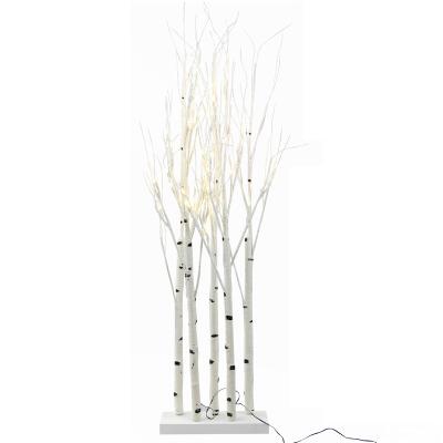 China 120CM Adapter Operated Birch Tree Lights 120cm Garden Home Decor Led Branch White Christmas Twig Tree Trunk Simulation Artificial Light for sale