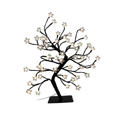 China 40cm Warm White 40cm Cherry Blossom Tree Light Led Artificial White Cherry Blossoms Flowers Tree Lights For Room Christmas Decoration for sale