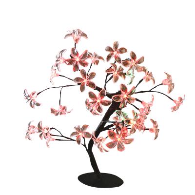 China Color Changing Cherry Light 45CM RGB Christmas Tree Lights Artificial Color Changing Led Cherry Blossom Tree Light Led Light Outdoor for sale