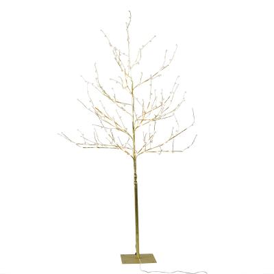 China 180cm Warm White Led Christmas Twig Birch Light 180cm Golden Twig Tree Branch Artificial Tree Branch Home Yard Decoration for sale