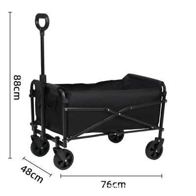 China Shopping Shopping Beach Garden Pull Trolley Collapsible Folding Outdoor Portable Utility Cart Heavy Duty Large Capacity Foldable WagonPop for sale