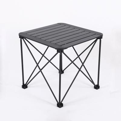 China Null Folding Camping Wood Table Outdoor Egg Roll Aluminium Alloy Table with Storage Bag Multi Functional for Travel Beach Garden for sale