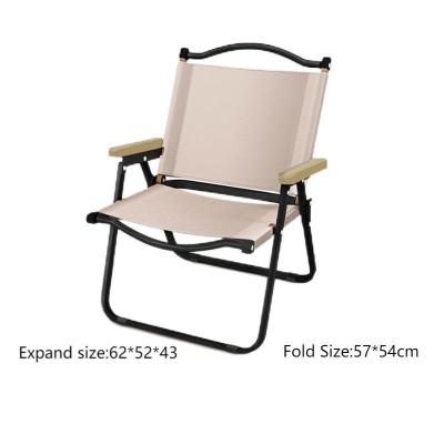 China Modern White Folding Kermit Chair Foldable Foldable Wood Camping Chair Lawn Chair Outdoor Furniture for sale