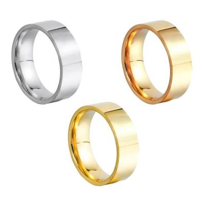 China Custom Hiphop Wholesale Zhongwen Stainless Steel Jewelry Rings 14K 18K Gold Plating Silver Ring For Man And Woman for sale