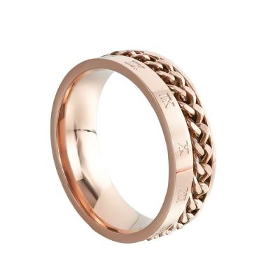 China ZhongWen Jewelry TRENDY Rose Gold Rings Jewelry Women Rings for sale