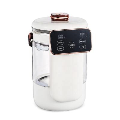 China Multifunctional Temperature Control Kettle Electric Advanced Glass Kettle Smart Desktop Water Dispenser With Constant Temperature Function for sale