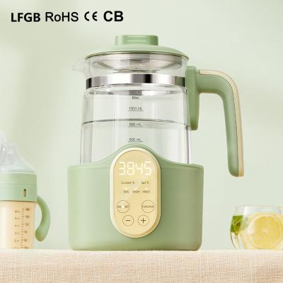 China 360 Degree Rotation Base Mini Kitchen Appliance Smart Kettle Smart Glass Electric Tea Kettle In Common Ues for sale