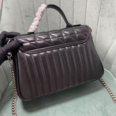 China High quality brand bags handbags wholesale fashion trends chains high quality genuine leather ladies shoulder bags tote handbags for women for sale