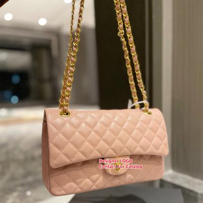 China High quality brand bags 2022 new arrival lambskin leather handbags handbags luxury brand women shoulder bags with high quality for sale