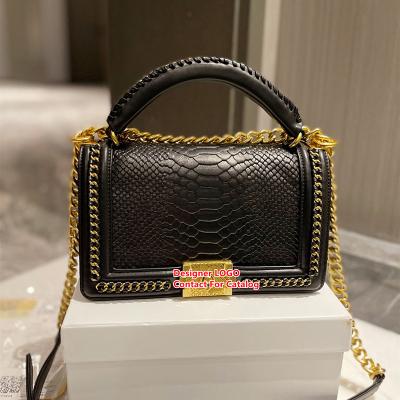 China High Quality Brand Bags Wholesale Designer Handbags Fashion Snakeskin Handbags Luxury Branded Bags Purses for sale