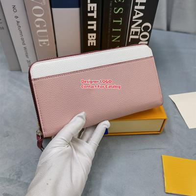 China Luxury Designer Anti Theft Purses New Design Zipper Anti Theft Custom Long Clutch Wallets for sale