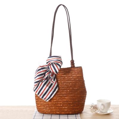 China New Women Straw Bag Woven Handbag Purse National Cross - Body Boho Beach Summer Bags for sale