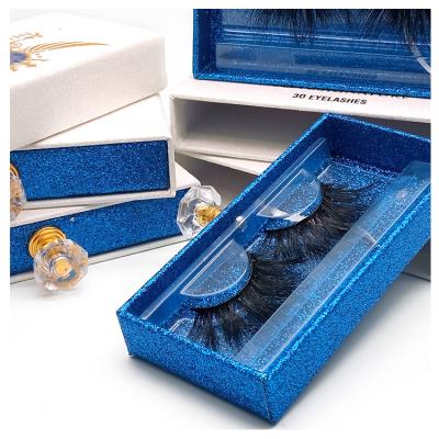 China Mink Luxury Eyelashes Criss Cross 3D Mink Fur Eyelashes, Mink Lashes With Customized Packaging for sale