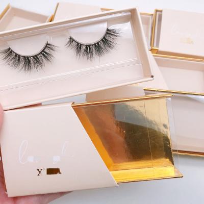 China Deeply High Quality 100% Handmade 3D Mink Eyelashes Real Mink False Lashes With Custom Boxes New Styles for sale