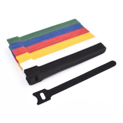 China Viable Colorful Nylon Tying Ties for Storage and Organization Reusable Back-to-Back Adhesive Ties of Senior Wires and Cables with Cu for sale