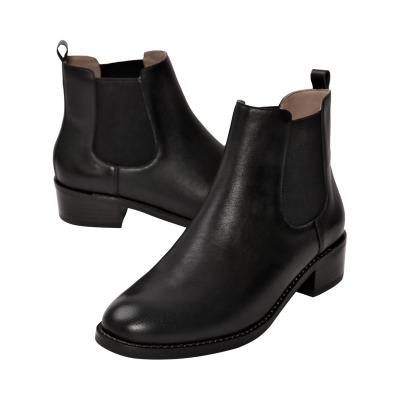 China Custom Made High Quality Chelsea / Winter Women's Round Toe Chunky Chelsea Boots for sale