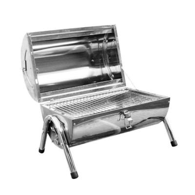 China Easily Assembled MJ Double Sides Folding Sister Grill Charcoal BBQ Grill Portable Outdoor Camping BBQ Stainless Steel Stainless Steel for sale