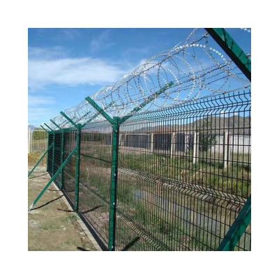 China Wholesale Sustainable Easy Installation High Security Chain Link Galvanized Border Airport Fence for sale