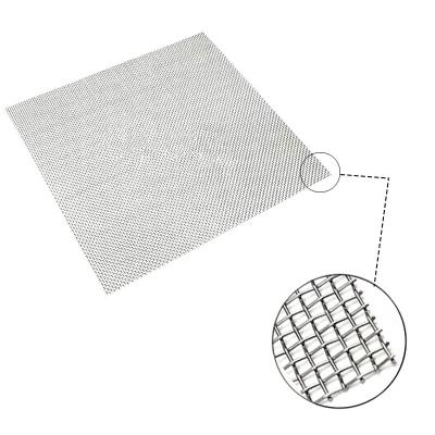 China Good Stainless Steel Crimped Plain Weave Workmanship Stainless Steel Wire Mesh Woven Stainless Steel Increase Decoration Wire Mesh for sale