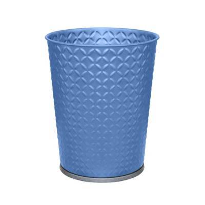 China Sustainable Household Powder Coating Metal Multi-Function Waste Bin Durable Garbage Bin Without Lid for sale