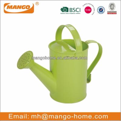 China Small Eco - Friendly Colorful Metal Round Kids Watering Can for sale