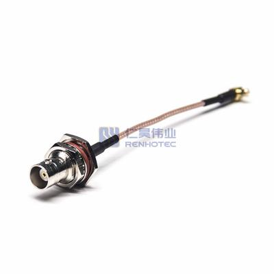 China Bulkhead / Front Bulkhead Clamp Rear BNC Cable / 4 Hole To Male Connector RF Coaxial CCTV Cables Female For Video With RG6 RG174 RG179 RG316 Camera RCA SMB N MCX F for sale