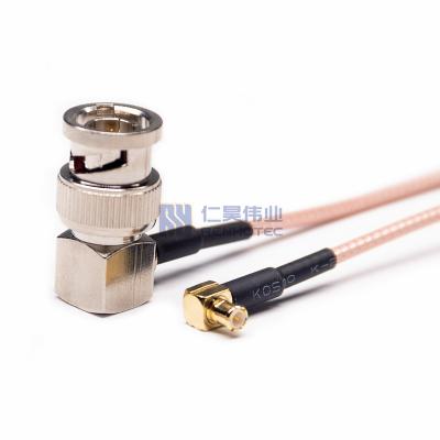 China Rear Bulkhead Cable / Front Bulkhead / 4 Hole Flange BNC BNC To Male RF Coaxial Connector CCTV Cables Female For Video With RG6 RG174 RG179 RG316 Camera 20cm Extension for sale