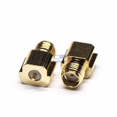 China Flange / Bulkhead / Through Hole / SMT / Offset Type Moun SMA SMT PCB Solder Mount RF Female Connector Jack Straight / Plate Edge for sale