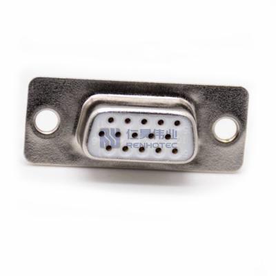 China VGA D-SUB15 Pin Female D-Subminiature Male 3 Rows PCB Conector Connector Metal Socket DB15 Power Connector for sale