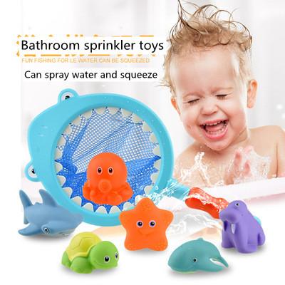 China Kids Water Squirt Top Selling Baby Floating Squirt Bathtime Fun Learning Education Toys Baby Bath Squirt Toys for sale