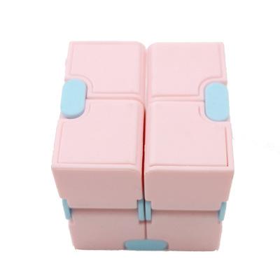 China Plastic Anti-stress Decompression Cube Entertainment Decompression Intellectual Deformation Finger Toys for infinity cube fidgety person toy for kids adults for sale