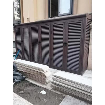 China European-modern Aluminium Fences And Gates For Houses Louver Fence Shutters Aluminum alloy equipment room for sale