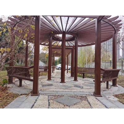 China Outdoor y Shape Grape Open Gable Trellis Arches Arbours Pergolas Bridge Aluminium alloy porch frame 6063-T5aluminum of China for sale