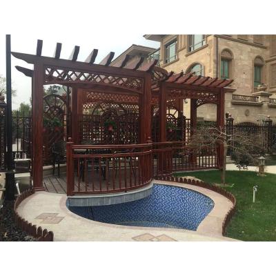 China Latest Technology Dossel Gazebo Pergola Grape Trellis Support Pergola Aluminium alloy porch frame 6063-T5aluminum of China for sale