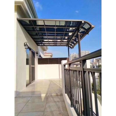 China A canopy that protects against UV rays Promotional One Part Sunshade Home Decor Shed Patio Louvered Roof Car Sun Shade Carport for sale