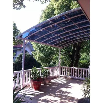 China A canopy that protects against UV rays Fast Delivery Steel h Beam Frame Metal Carport Outdoor Eco-Friendly Lawn Aluminium alloy patio shed for sale