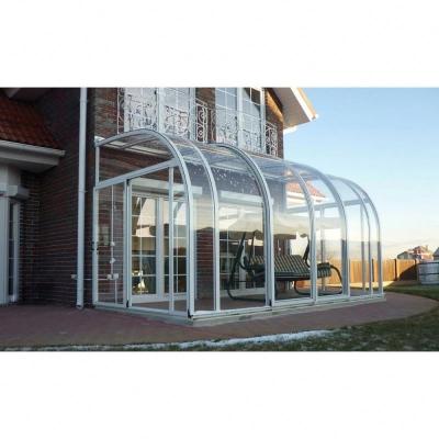 China European-modern New Design Good Price 4 Season Mobile Movable Aluminum Alloy Veranda Sunrooms for sale