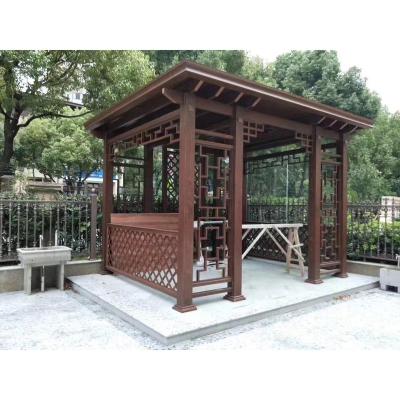 China All aluminum alloy pavilion Low Price 3x3 pergolas and gazebos outdoor outdoor cedar gazebo Aluminum alloy pavilion for sale