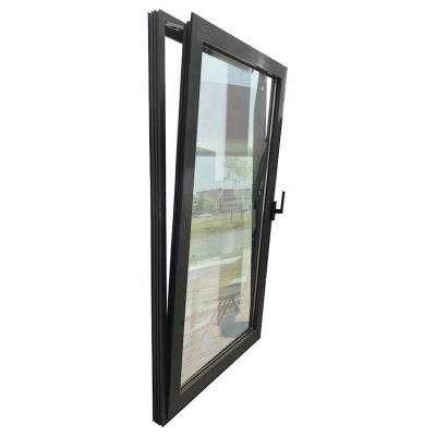 China Magnetic High Quality Tilt And Turn Aluminum Framed Screen Thermal Broken Window With Germany Hardware for sale