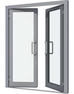 China Used Exterior French Doors Soundproof Magnetic Glass Double Screen AMJ Aluminum French Doors With Factory Wholesale Price for sale