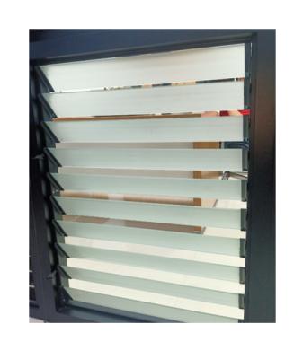 China Australia Magnetic Standard Aluminum Frame Screen AMJ-100 Series Awning Window Glass Shutter for sale