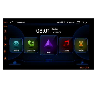 China GPS 7 Inch 1+16GB Dual Din Android 9 Car Radio Split Screen Stereo UI Car Radio Music Player 12 Kinds for sale