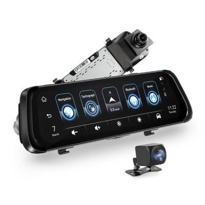 China Chelong E08 9 Inch Android Mirror DVR Night Vision 2 Cameras Front And Rear Parking Camera Car DVR WIFI GPS DVR E08 for sale