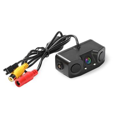 China Multifunctional Car Rearview Reverse Camera 170 Degree Waterproof With Radar Detector Night Light CL-PZ451 for sale