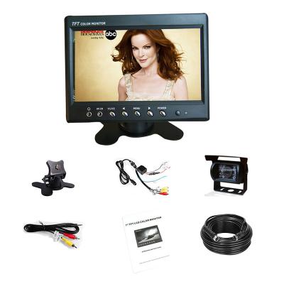 China 7 Inch TFT LCD Car Monitor HD Display Camera Reverse Assist Camera Parking System CL-7016 for sale